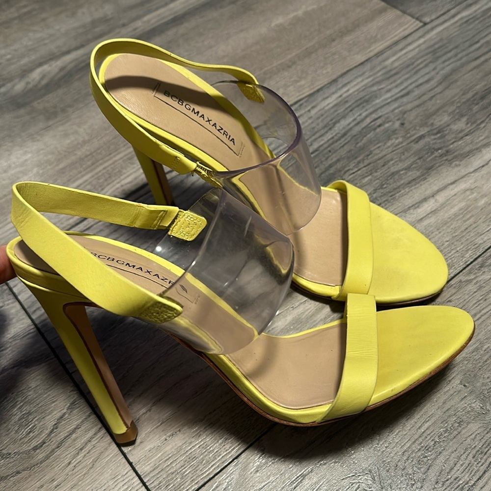 BCBG MaxAzria Sandals Heels Sz 7.5